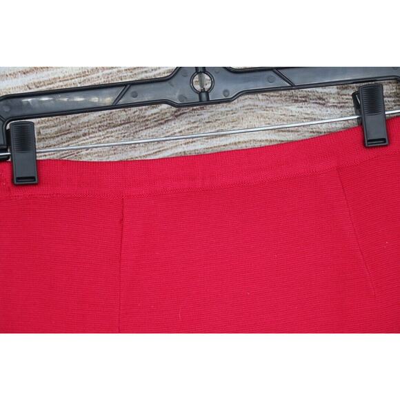 VINTAGE Lilli Russell Womens Size 10 Knit Jacket & Skirt Set Cherry Red - Picture 12 of 16